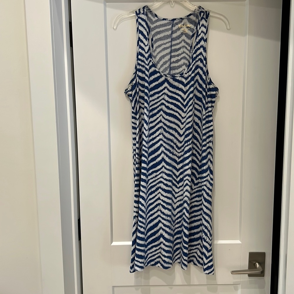 Lilly Pulitzer size Large Pima cotton racer back dress